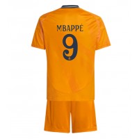 Maglie da calcio Real Madrid Kylian Mbappe #9 Seconda Maglia Bambino 2024-25 Manica Corta (+ Pantaloni corti)